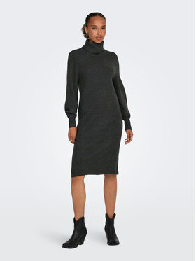 ONLY ONLY Úpletové šaty 15309197 Šedá Comfort Fit