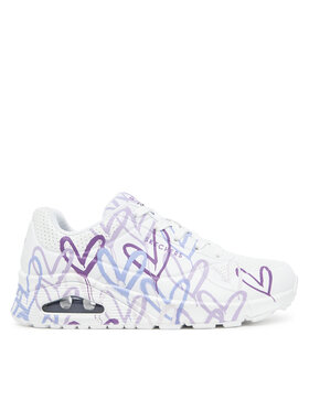 Skechers Skechers Sportcipők Skechers x Jgoldcrown Uno-Spread The Love 155507/WLPR Fehér