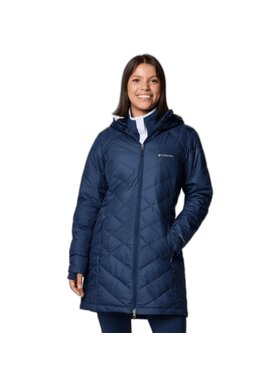 Columbia Columbia Kurtka przejściowa Heavenly ong Hooded Jacket 1738161464 Granatowy Regular Fit