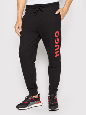 Hugo Hugo Teplákové kalhoty Dutschi 50473211 Černá Regular Fit