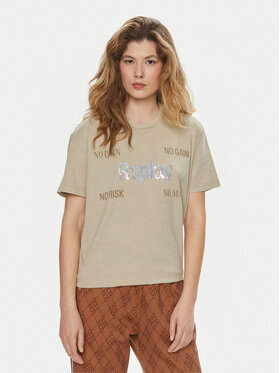 REPLAY Replay Тишърт W3072A.000.22658M Бежов Regular Fit