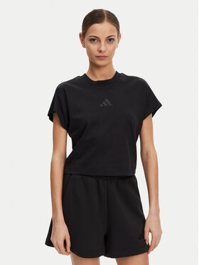 adidas adidas T-särk ALL SZN JJ1235 Must Regular Fit
