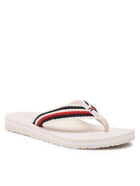 Tommy Hilfiger Tommy Hilfiger Tongs Essential Comfort Sandal FW0FW07147 Écru