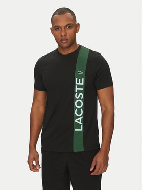 Lacoste Lacoste Tričko TH8938 Čierna Regular Fit