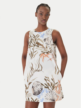 Marella Marella Kasdieninė suknelė Sultano 2613221322 Balta Regular Fit