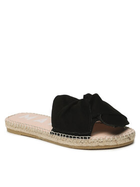 Manebi Espadrile Sandals With Knot K 1.0 JK Črna