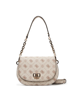 Guess Guess Дамска чанта Emelie Logo HWGP99 28200 Екрю