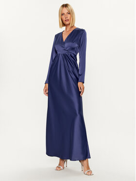 YAS YAS Abendkleid 26031520 Dunkelblau Regular Fit