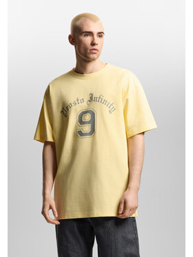 PROSTO. PROSTO. T-Shirt Nine KL261MTEE1062 Żółty Oversize