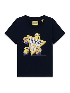 Guess Jeans Guess Jeans T-Shirt N6YI28 K6652 Dunkelblau Regular Fit