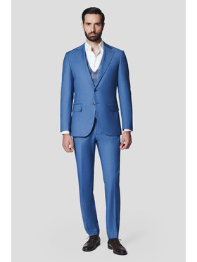 Lancerto Lancerto Garnitur Anaheim GA073125000012 Niebieski Slim Fit