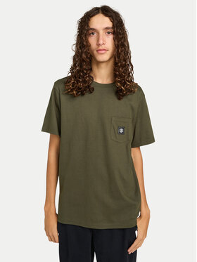 Element Element T-Shirt Icon Label Pocket ELYKT00198 Grün Regular Fit