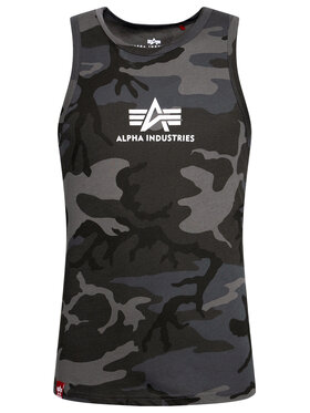 Alpha Industries Alpha Industries Tank top marškinėliai Basci Camo 126566C Pilka Regular Fit