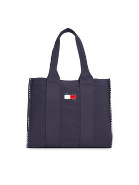 Tommy Jeans Tommy Jeans Torbica Tjm Summer Vacation Tote Denim AW0AW14969 Tamnoplava