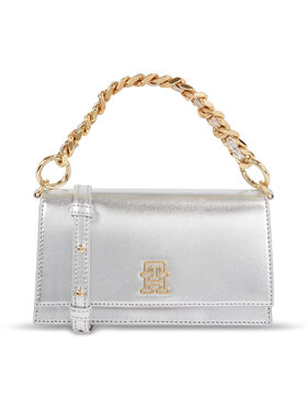 Tommy Hilfiger Tommy Hilfiger Rankinė Th Evening Crossover Met AW0AW15927 Sidabrinė