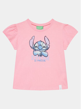 United Colors Of Benetton United Colors Of Benetton T-shirt 3096G10G2 Ružičasta Regular Fit