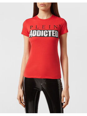 PHILIPP PLEIN PHILIPP PLEIN T-Shirt 30925 Czerwony Regular Fit