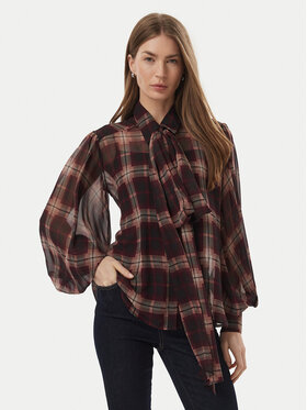 Bardot Bardot Koszula Cecile 60615TB Bordowy Relaxed Fit