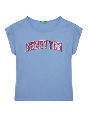 United Colors Of Benetton United Colors Of Benetton Футболка 3I1XC10P1 Голубий Regular Fit