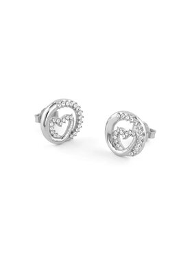 Guess Guess Kolczyki JUBE05528JW Srebrny