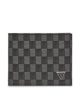 Guess Guess Велике Чоловіче Портмоне Jet Set Eco Slg SMJESE LEA20 Чорний