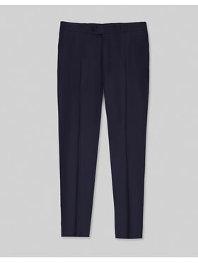 Borgio Borgio Spodnie garniturowe albino Granatowy Slim Fit