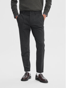 Selected Homme Selected Homme Auduma bikses 16092651 Pelēks Slim Fit