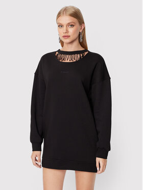 Pinko Pinko Sukienka dzianinowa Agathe 1G18AP W0VQ Czarny Regular Fit