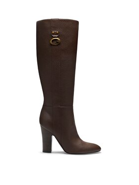 Guess Guess Kozačky 185208 Hnědá