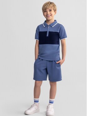 minoti minoti Zestaw 29POLO253 Niebieski Regular Fit