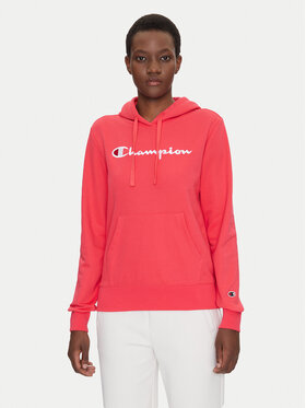 Champion Champion Μπλούζα Slim Big Logo 118097 Κοραλλί Regular Fit