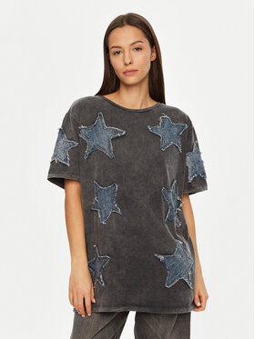 One Teaspoon One Teaspoon T-särk Denim Star 26858 Hall Relaxed Fit