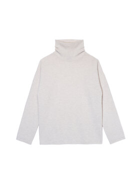 B SIDES B SIDES Golf MERINO Beżowy Regular Fit