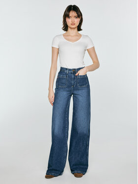 BIG STAR BIG STAR Jeansy CELIN Niebieski Wide Fit