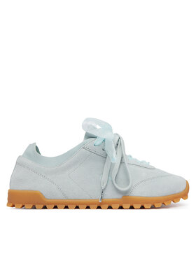 Calvin Klein Calvin Klein Sneakersy Low Profile Run Mg Sue Db Laces HW0HW03150 Světle modrá