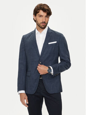 BOSS Boss Marynarka H-Hutson-224 50521645 Granatowy Slim Fit