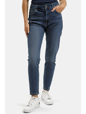Cross Jeans Cross Jeans Jeansy N 432-085 Niebieski Mom Fit