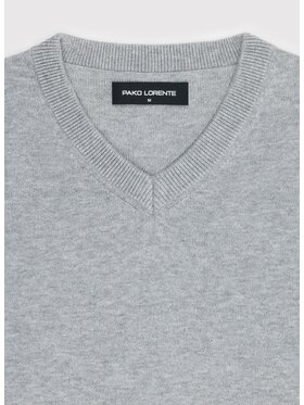Pako Lorente Pako Lorente Sweter P26WN-2X-010 Szary jasny Straight Fit