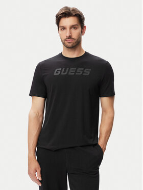Guess Guess Majica Z6YI26 K5090 Črna Regular Fit