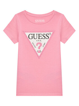 Guess Guess Тишърт J2YI51 K6YW1 Розов Regular Fit
