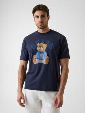 Guess Guess T-Shirt 182885 Μπλε Classic Fit