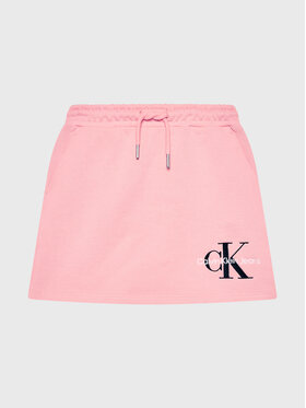 Calvin Klein Jeans Calvin Klein Jeans Sijonas Monogram Off Placed IG0IG01578 Rožinė Regular Fit
