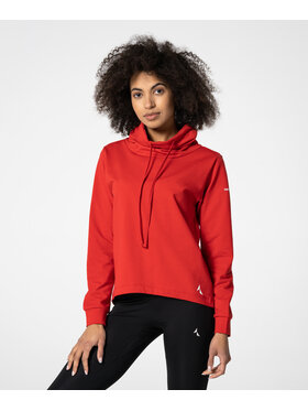 Carpatree Carpatree Bluza LooseNeck Czerwony Relaxed Fit