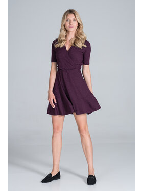 FIGL FIGL Šaty M821 Fialová Regular Fit