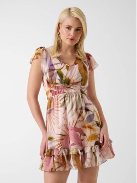 Guess Guess Sukienka codzienna 165595 Różowy Classic Fit