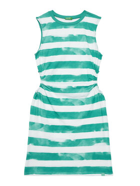 United Colors Of Benetton United Colors Of Benetton Φόρεμα καλοκαιρινό 3SL3CV013 Πράσινο Regular Fit