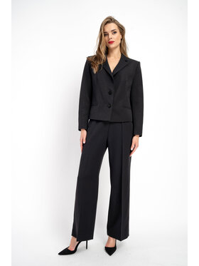 CLICK CLICK Παντελόνι υφασμάτινο 70-839 Μαύρο Relaxed Fit