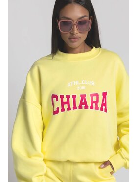 Chiara Wear Chiara Wear Bluza Bluza damska oversize CHIARA Żółty Oversize