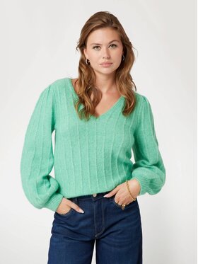 Guess Guess Sweter 169465 Zielony Classic Fit