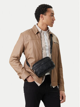 Calvin Klein Calvin Klein Ľadvinka Emblem Aop Emboss Camera Bag LV04D3330G Čierna
